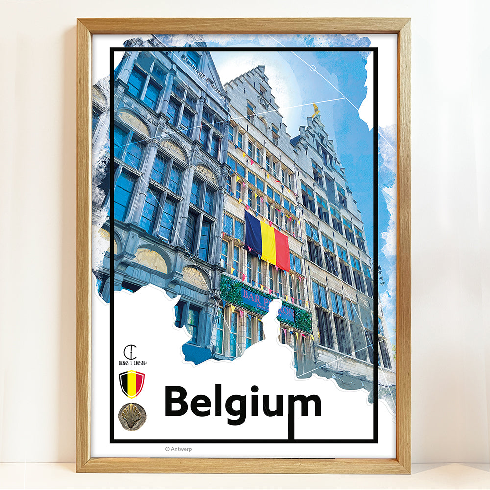 Belgium Travel Poster