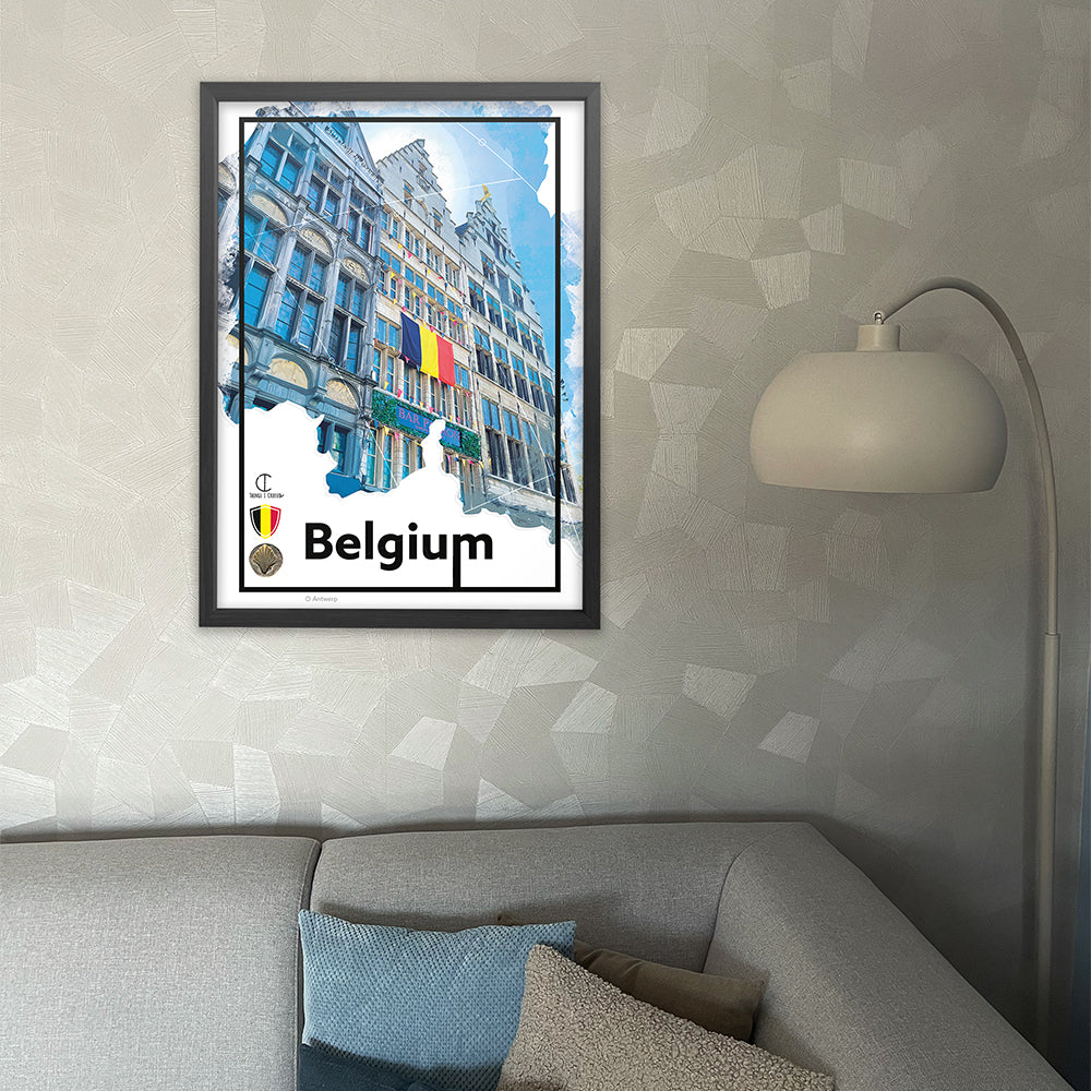 Belgium Travel Poster