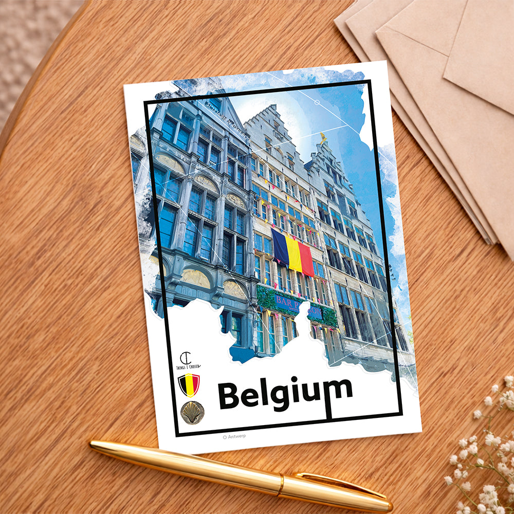 Belgium Travel Poster