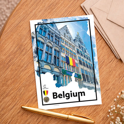 Belgium Travel Poster