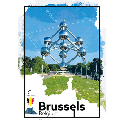 Brussels Travel Poster