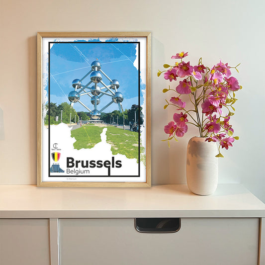 Brussels Travel Poster