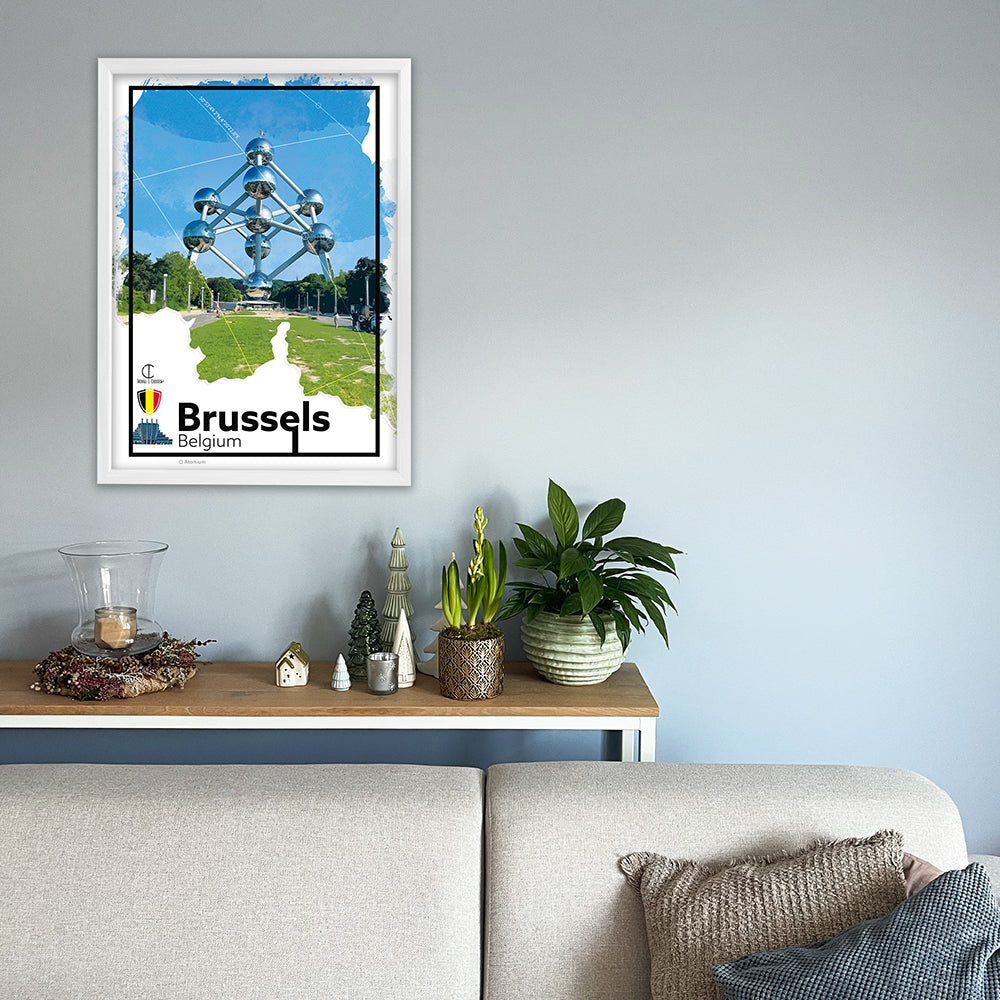 Brussels Travel Poster