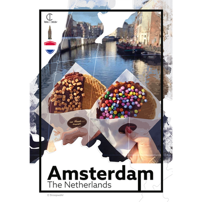 Amsterdam Travel Poster