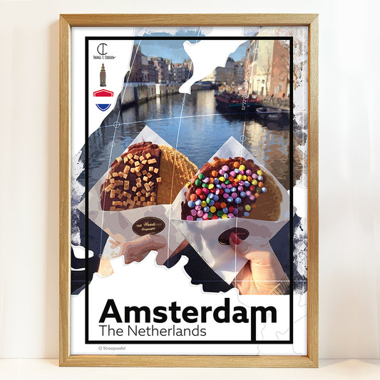 Amsterdam Travel Poster
