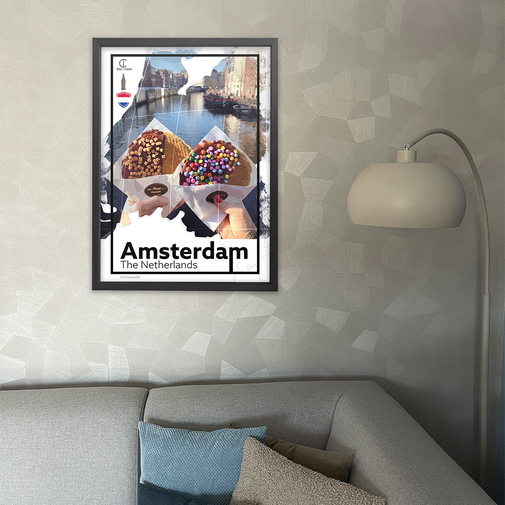 Amsterdam Travel Poster