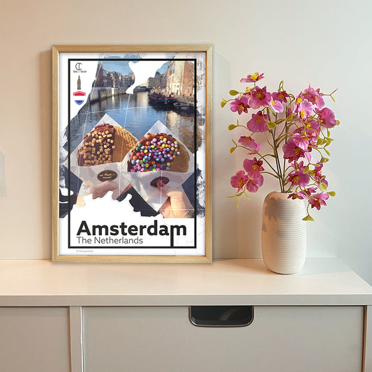 Amsterdam Travel Poster