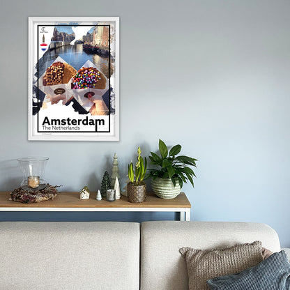 Amsterdam Travel Poster