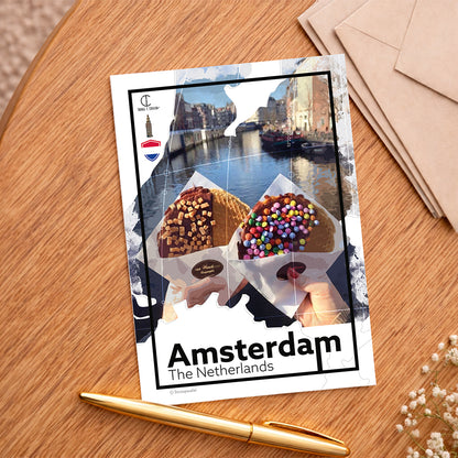 Amsterdam Travel Poster