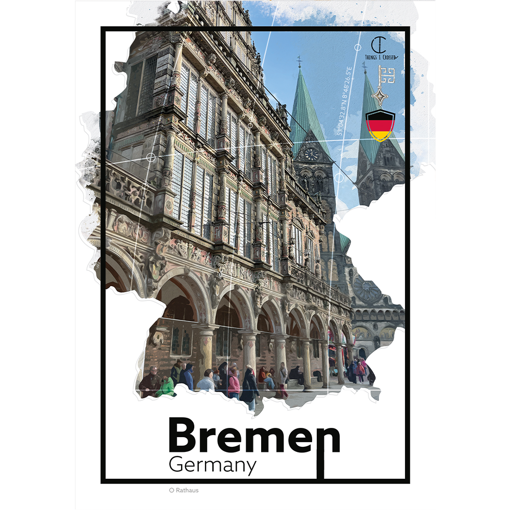 Bremen Travel Poster