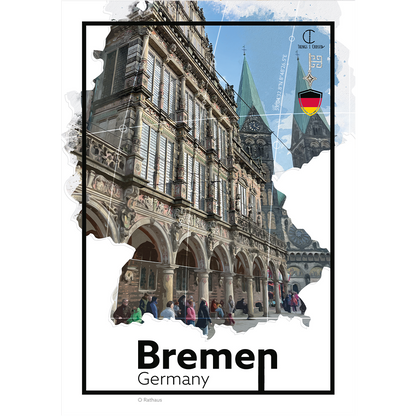 Bremen Travel Poster
