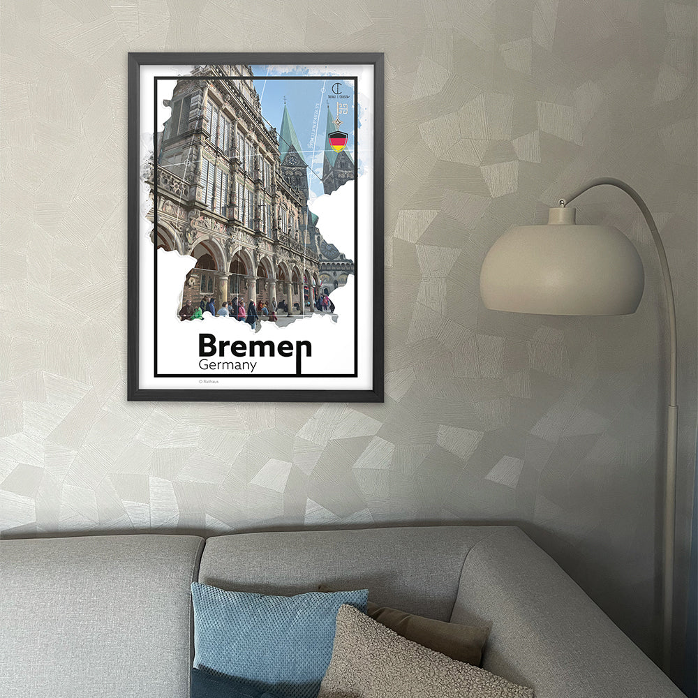 Bremen Travel Poster