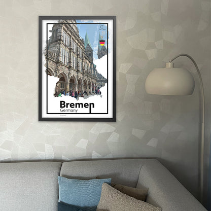 Bremen Travel Poster